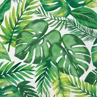 Papirservietter - Palme Luau 33cm - 16pk
