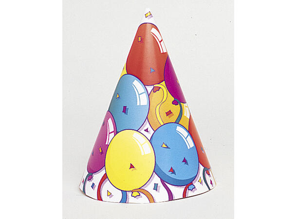 Partyhatter - Livlig 8pk