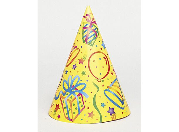 Partyhatter - Livlig 8pk