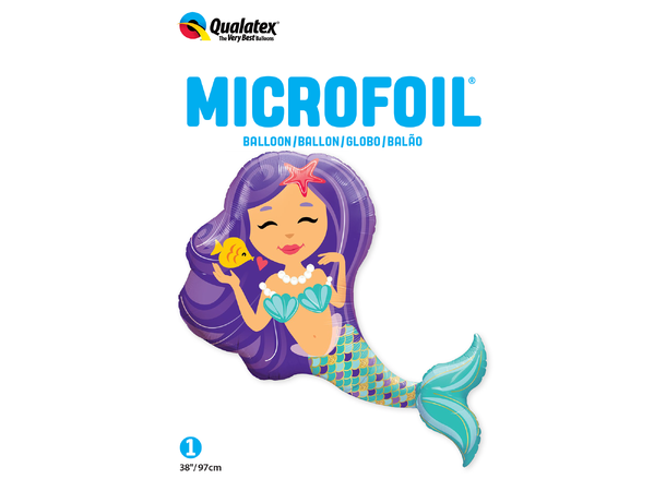 Premium Ballongfigur - Havfrue 97cm