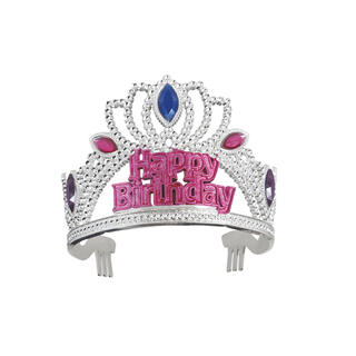 Tiara - Bursdagsjuvel Plast