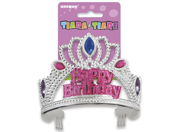 Tiara - Bursdagsjuvel Plast