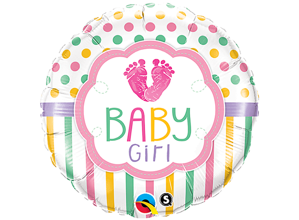 Baby Girl Love 1 Folieballong - 46cm (18")