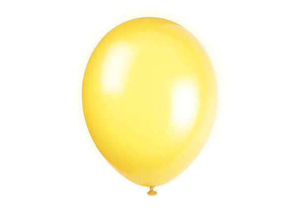 Ballonger - Lys Gul 30cm - 50pk