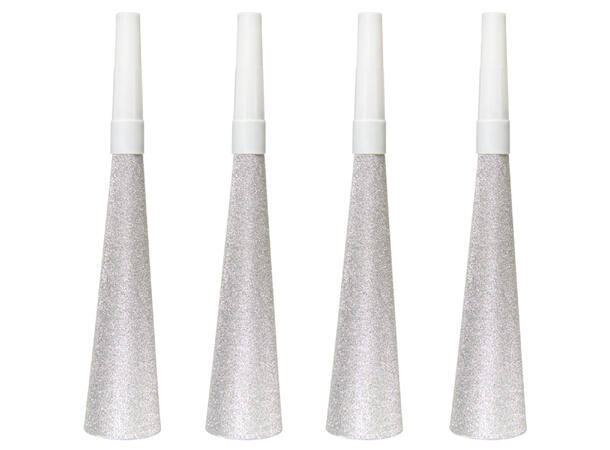 Festfløyter - Sølv - Folie 19cm - 4pk