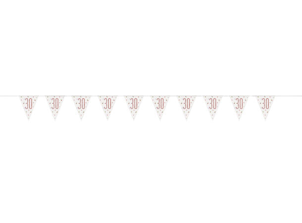 Flaggbanner - 30 År - Rosegull 2.9m 