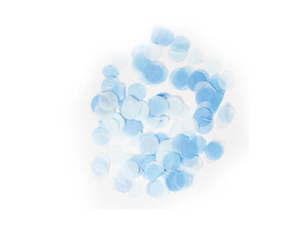 Konfetti - Lys Blå - Papir 2.5cm - 14g 