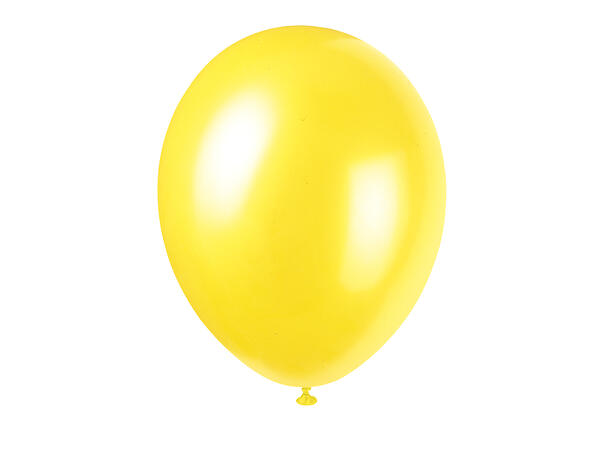 Ballonger - Perlemor Gul 30cm - 8pk