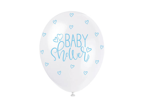 Ballonger Assortert - "Baby Shower" 30cm - 5pk 