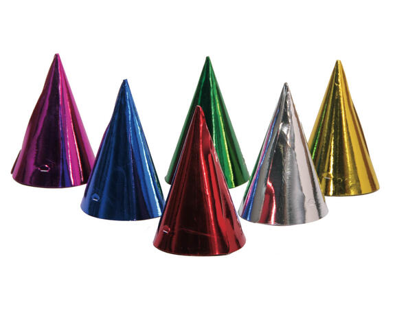 Hatter - Metallic Assortert - Papp 6pk