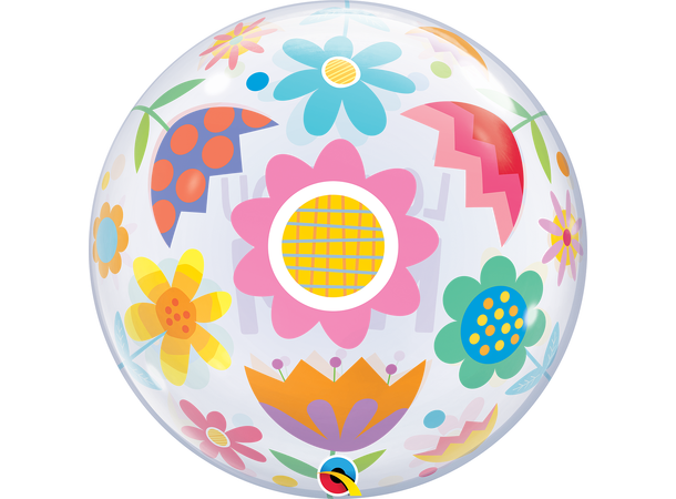 LOVE YOU M(HEART)M FLOWERS 1 Bubbleballong - 56cm (22")