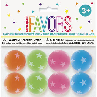 Minileke - Sprettballer Glow 8pk