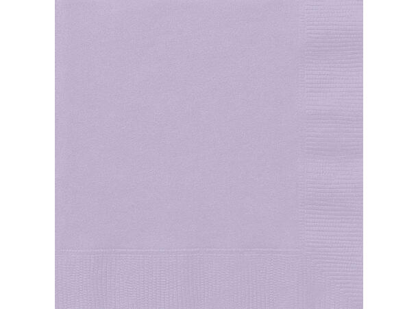 Papirservietter - Lavendel 25,4x25,4cm - 20pk