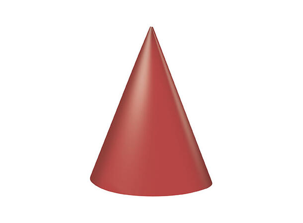 Partyhatter Bursdag - Assorterte Farger 8pk