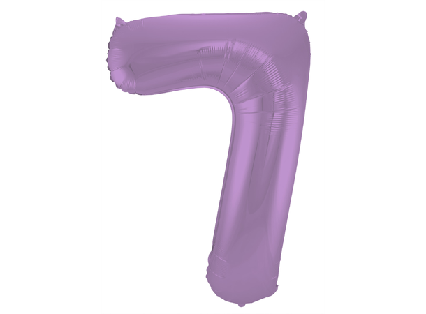Tallballong Folie - Nummer 7 - Lilla 86cm