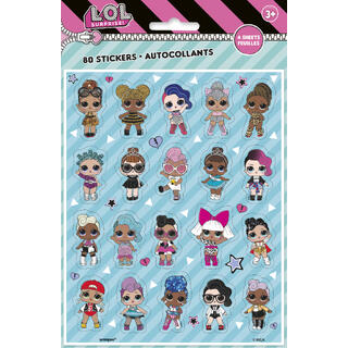 Klistremerkeark - LOL Surprise! 4pk