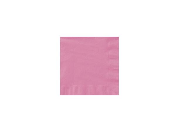 Papirservietter - Rosa 33x33cm - 20pk