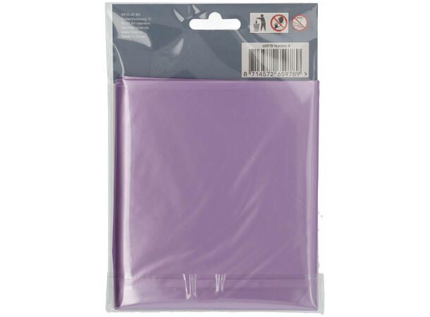 Tallballong Folie - Nummer 8 - Lilla 86cm