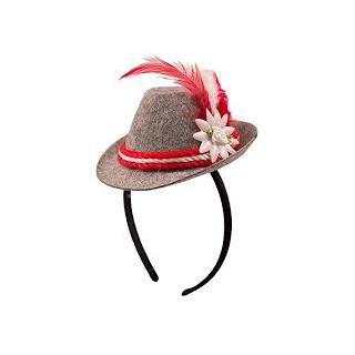 Tiara, Mini Tribly - Oktoberfest - Rød 1 Tiara - Onesize