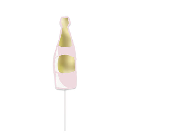 Utdrikningslag Dame - Rosa og Gull 10pk