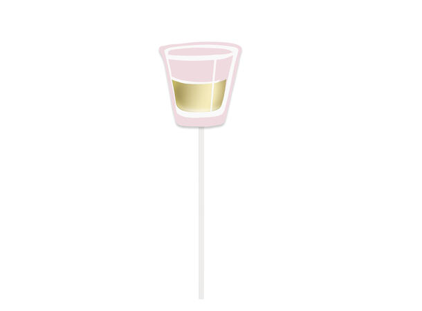 Utdrikningslag Dame - Rosa og Gull 10pk