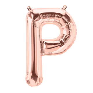 Bokstav P - Rose Gold 1 Folieballong - 86cm (34")