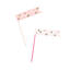 Cocktailpinner Picks - Flagg - Rosegull 6pk