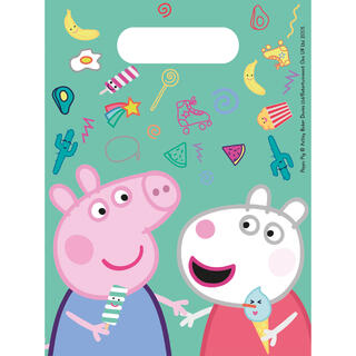 Godteposer - Peppa Gris Messy - Plast 6pk