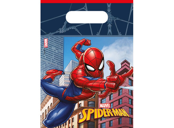 Godteposer - Spiderman Crimefighter Plast - 6pk
