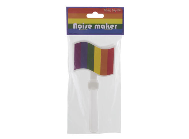 Klapper - Noisemaker - Regnbue Plast 