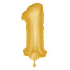 Tallballong - Nummer 1 - Gull 86cm