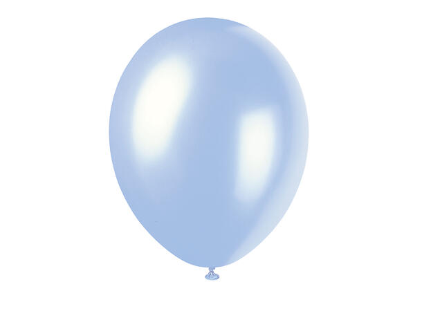 Ballonger - Perlemor Lys Blå 30cm - 8pk