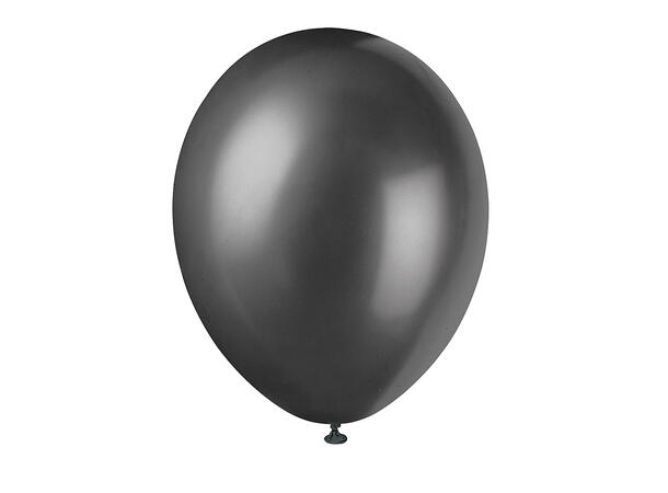 Ballonger - Perlemor Svart 30cm - 50pk