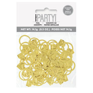 Konfetti - Diamantringer - Gull 15g