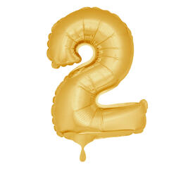 Tallballong - Nummer 2 - Gull 86cm