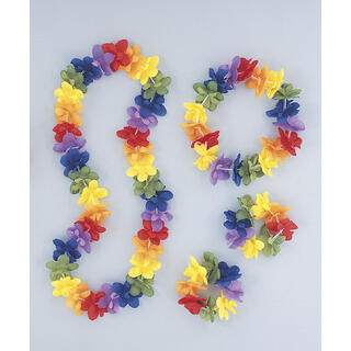 Blomsterkranssett - Arm, Hode og Hals 4 Deler