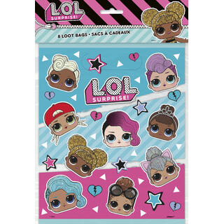 Godteposer - LOL Surprise! - Plast 22x18cm - 8pk