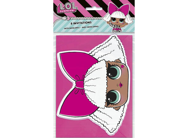 Invitasjoner - LOL Surprise! - Papir 8pk