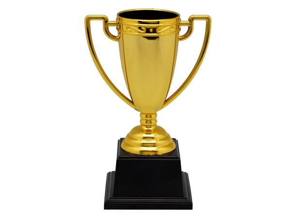 Pokal nøytral - Gull 1 Pokal i plast - 19cm