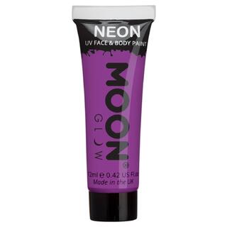 Sminke Ansikt - Selvlysende - Lilla Neon UV - 12ml - Voksen