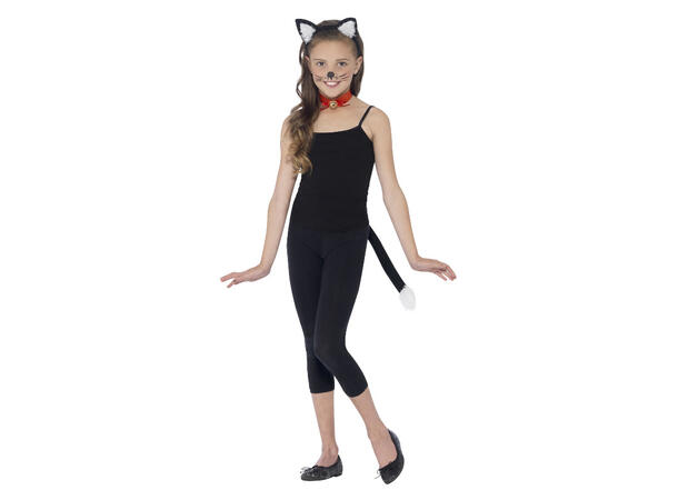 Utkledningssett - Katt - Sort 3 Deler