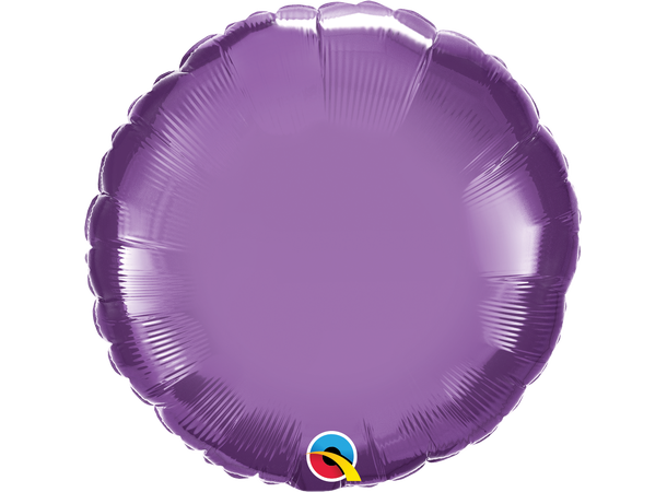 18R Chrome Purple - Rund (Pakket) 1 Folieballong - 46cm (18")