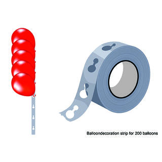 Ballongbånd - Ballongbue 200 Hull