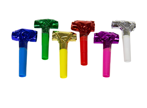 Festfløyter - Folie  - Assortert 24cm - 6pk
