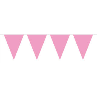 Flaggbanner - Lys Rosa Mini - 3m