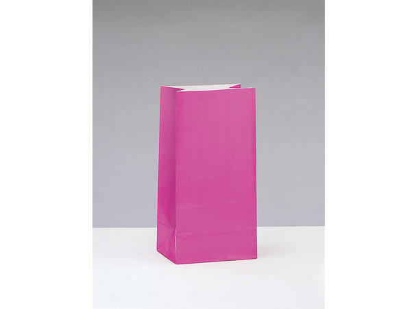 Godteposer av Papir - Rosa 25x13cm - 12pk