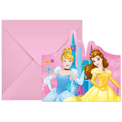 Invitasjoner - Disney Prinsesse 6pk