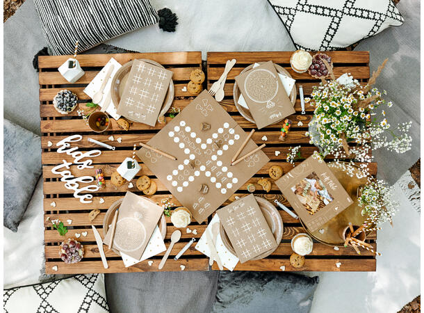 Papirsugerør - Stripete Gull 19.5cm - 10pk 