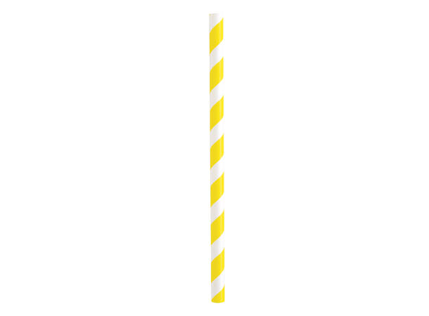 Smoothie sugerør - Striper Assortert 20cm - 10pk