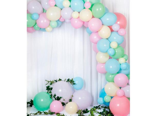 Ballongbuekit - Pastel 1 Ballongdekorasjon av gummiballonger 